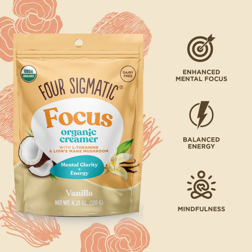Four Sigmatic Focus Coffee Creamer with L-Theanine & Lion’s Mane Mushroom